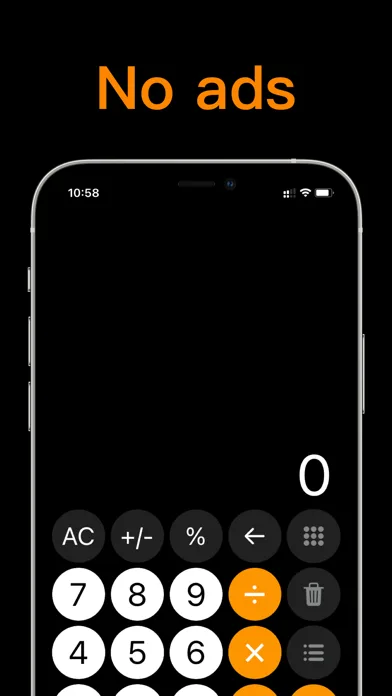 Calculator with History + screenshot 4