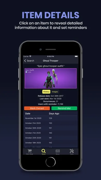 fnbr.co — Tracker for Fortnite screenshot 2