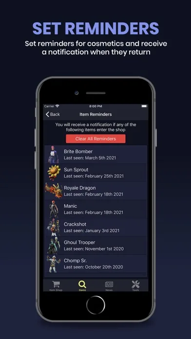 fnbr.co — Tracker for Fortnite screenshot 3