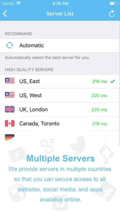 VPN Proxy -Unlimited Super VPN screenshot 2