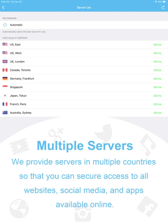 VPN Proxy -Unlimited Super VPN screenshot 5