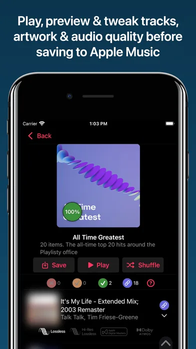 Playlisty for Apple Music screenshot 3