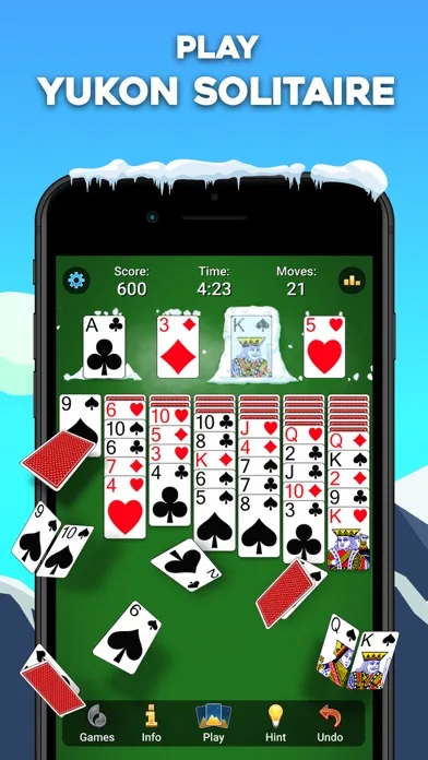Yukon Russian – Solitaire Game screenshot 1