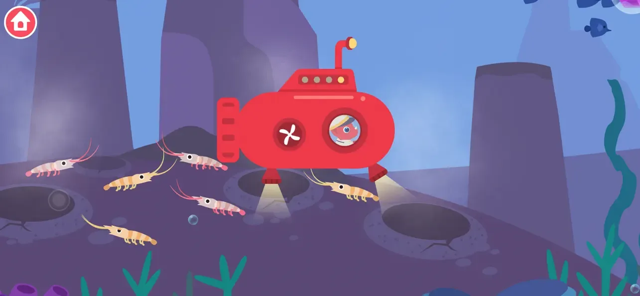 Dinosaur Submarine for toddler screenshot 2