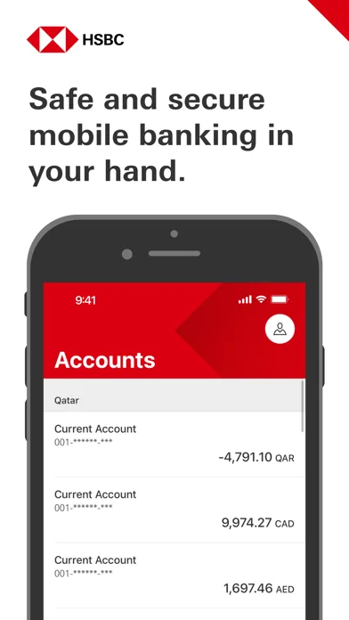 HSBC Qatar screenshot 1
