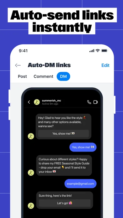 Manychat screenshot 1
