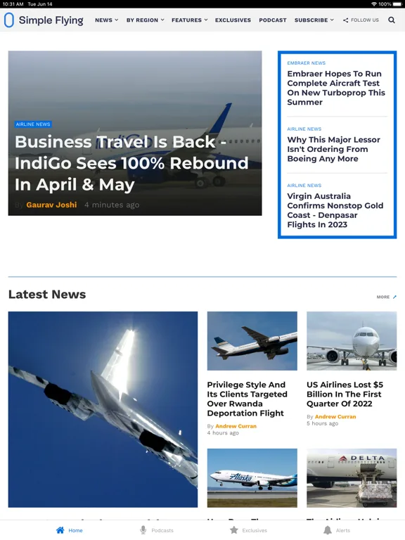 Simple Flying - Aviation News screenshot 5