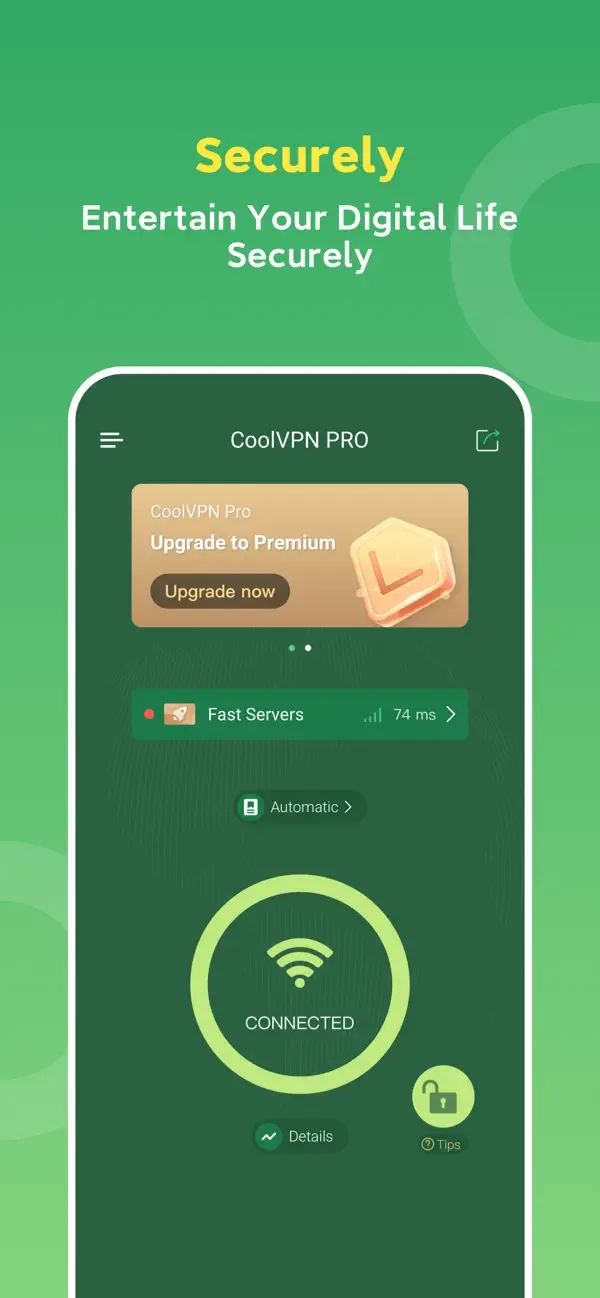 Cool VPN Pro-Secure Proxy VPN screenshot 1