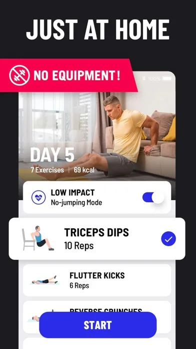 Lose Weight for Men at Home screenshot 4