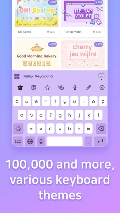 Design Keyboard - Theme, Emoji screenshot 2