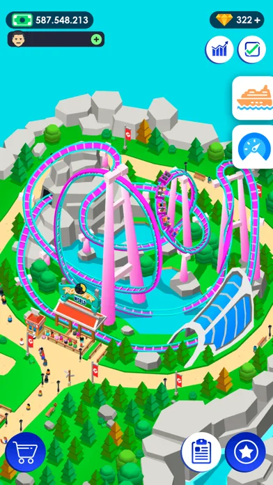 Idle Theme Park - Tycoon Game screenshot 1