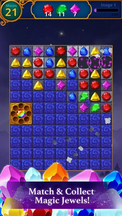 Jewels Magic: Mystery Match3 screenshot 1
