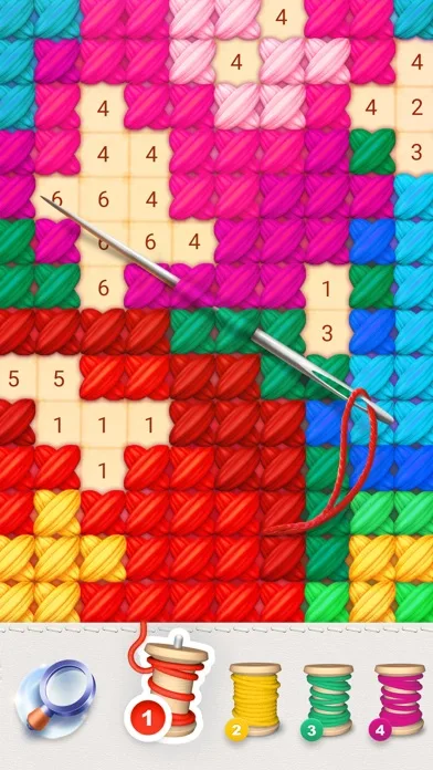 Magic Cross-Stitch: Pixel Art screenshot 1