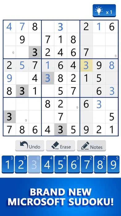 Microsoft Sudoku screenshot 1