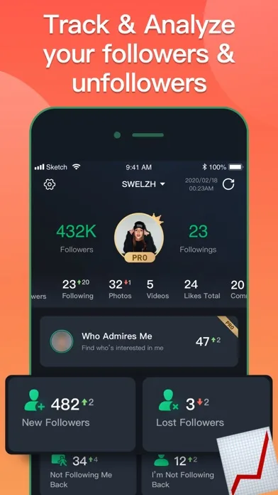 Followers - Tracker Insight screenshot 1