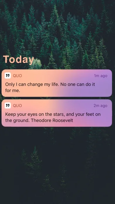 Quo: Daily Motivation Quotes screenshot 1