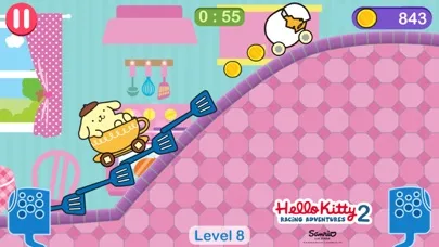 Hello Kitty car games for girl screenshot 3