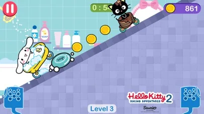 Hello Kitty car games for girl screenshot 4