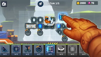 Rovercraft 2: Race a space car screenshot 1