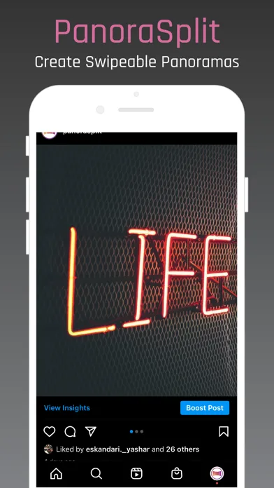 PanoraSplit for Instagram screenshot 1