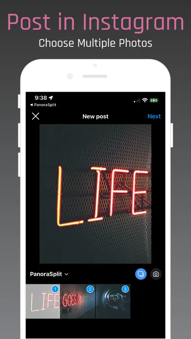 PanoraSplit for Instagram screenshot 5