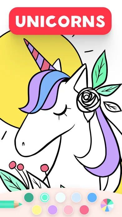 Coloring Book for Girls Kids 5 screenshot 1
