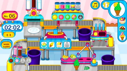 Cooking colorful ice cream screenshot 2
