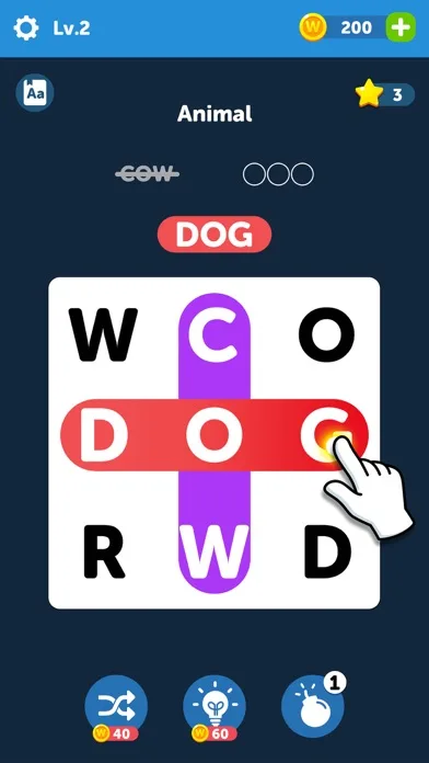 Wonder Word: Word Search Games screenshot 1