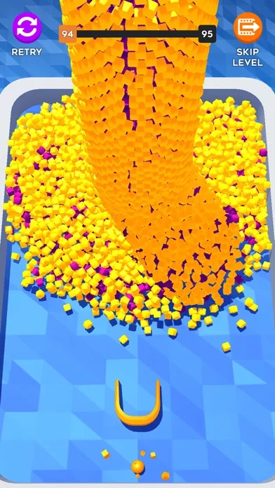 Collect Cubes - ASMR Puzzle screenshot 1
