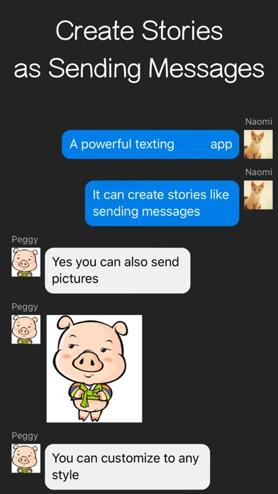 Text Message Chat Video Maker screenshot 1
