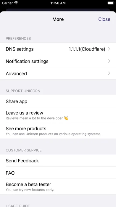 Unicorn HTTPS screenshot 4