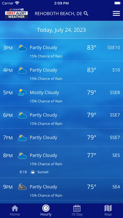 CoastTV First Alert Weather screenshot 2