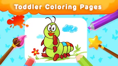 Coloring games for kids 2-4 screenshot 1