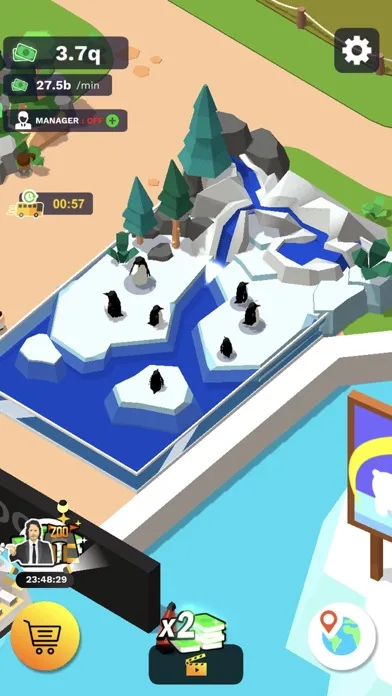 Idle Zoo Tycoon 3D screenshot 2