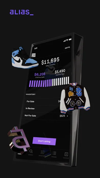 alias: sell sneakers + apparel screenshot 1