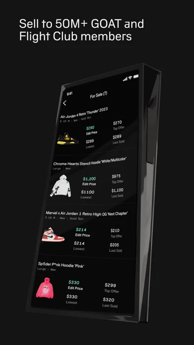 alias: sell sneakers + apparel screenshot 2