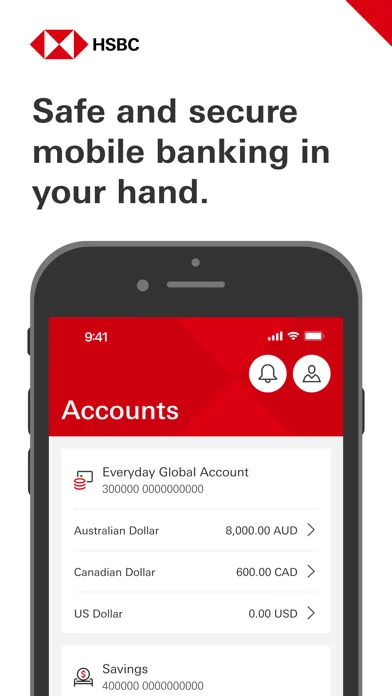 HSBC Australia screenshot 1