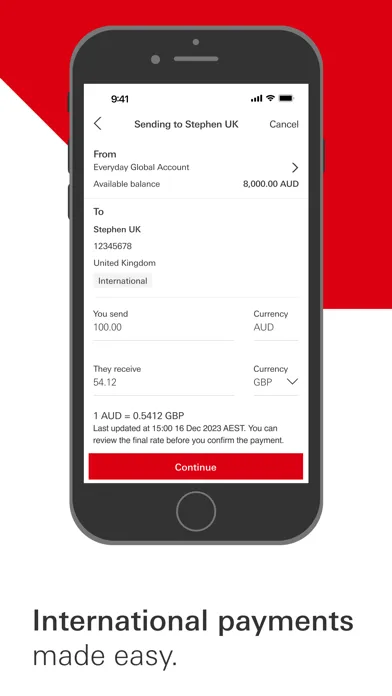 HSBC Australia screenshot 2