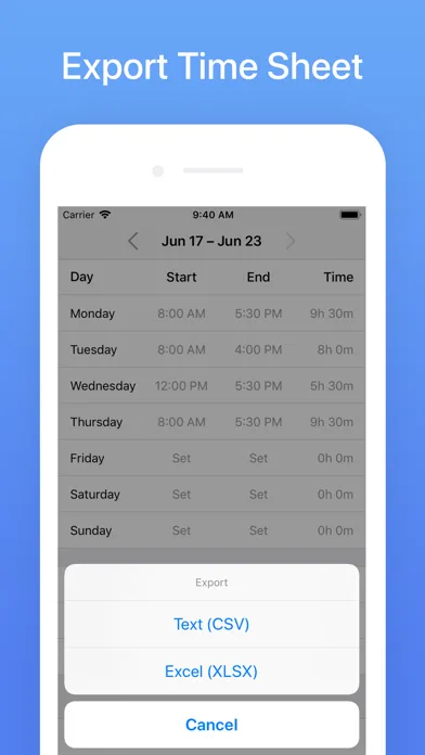 Hours Tracker: Time Calculator screenshot 5
