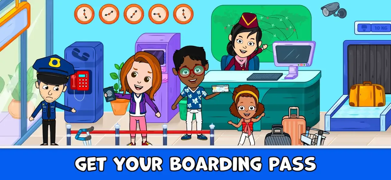 Tizi Airplane Games For Kids screenshot 1