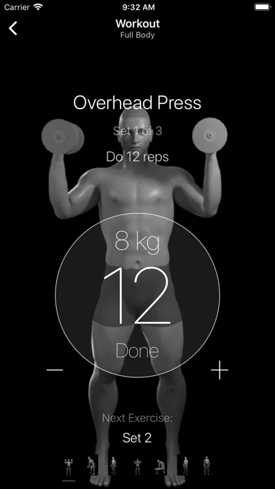 Dumbbell Home Workout screenshot 2