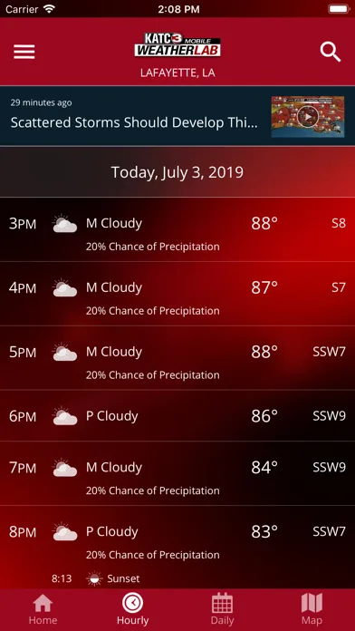 KATC Weather screenshot 2