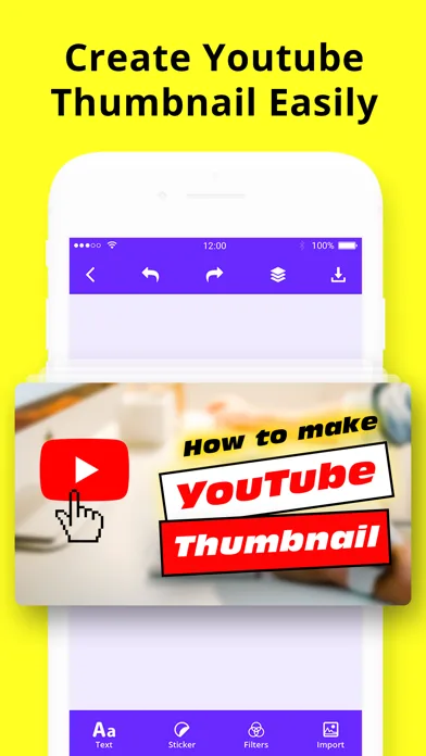 Thumbnail Maker: YT Banner Art screenshot 1