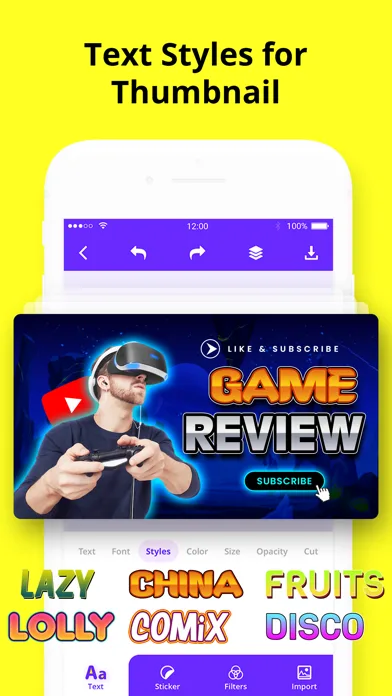Thumbnail Maker: YT Banner Art screenshot 5