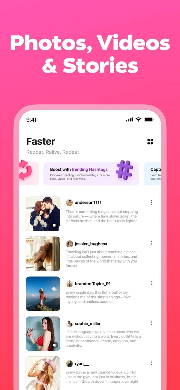 Faster Repost Story & Reels screenshot 4