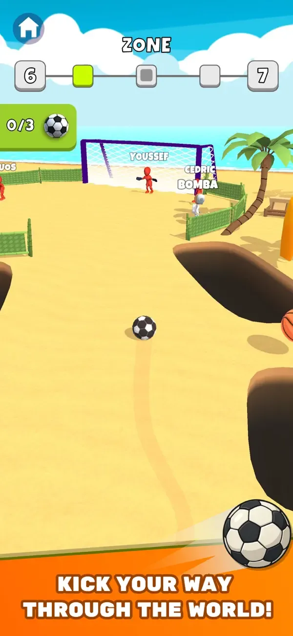 Crazy Kick! Fun Football game screenshot 2