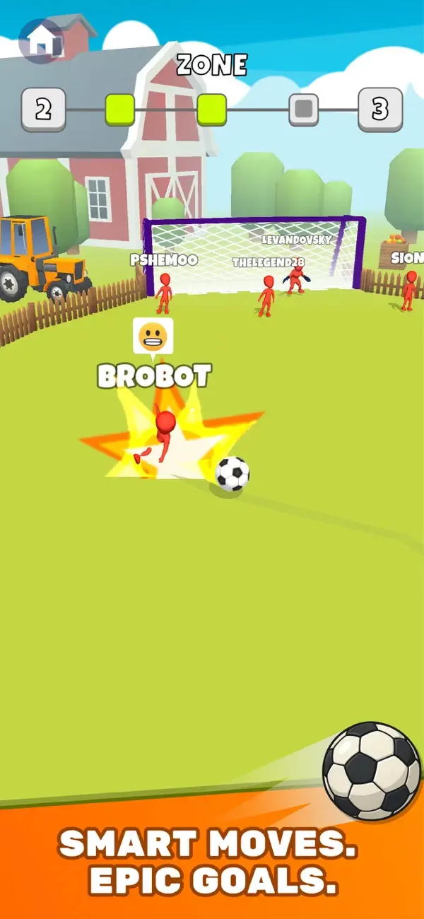 Crazy Kick! Fun Football game screenshot 5