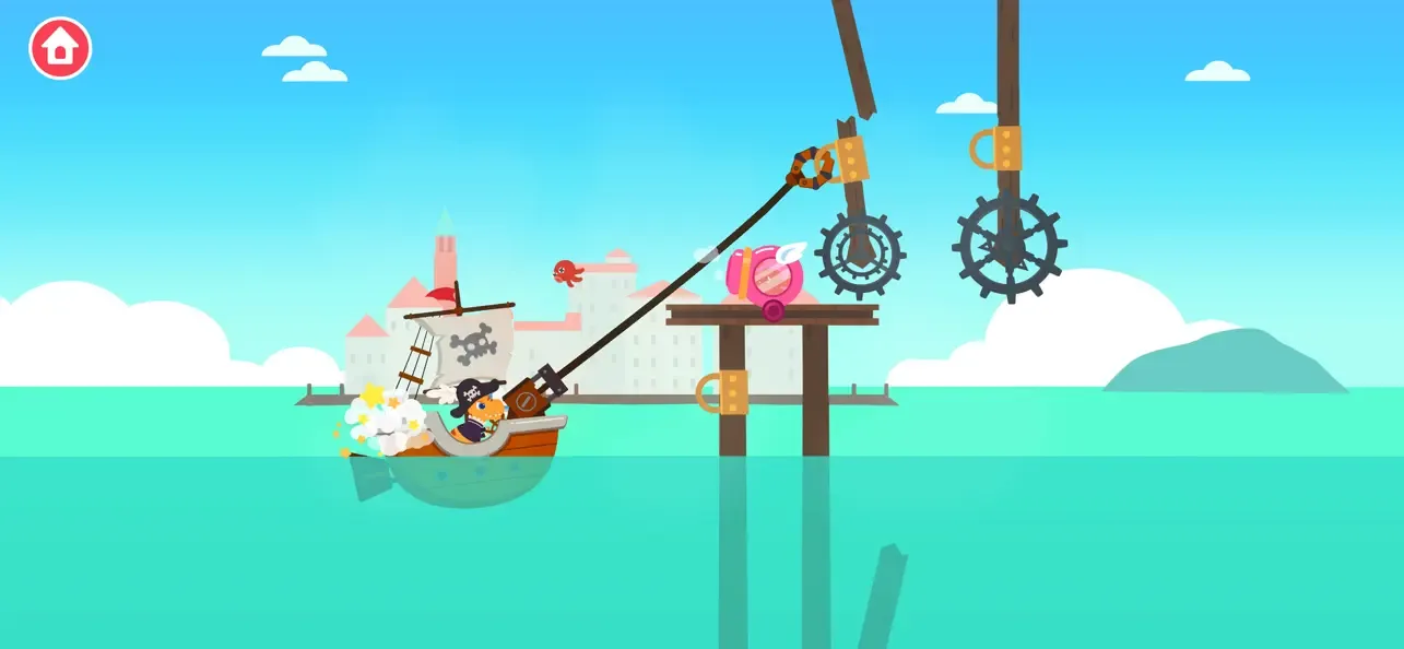 Dinosaur Pirate Games for kids screenshot 2