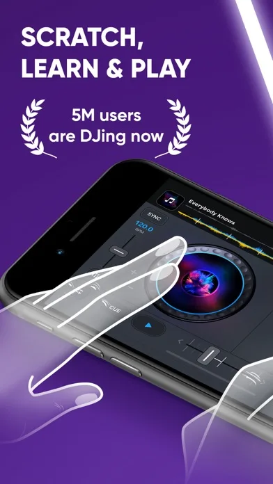 DJ it! Virtual Music Mixer app screenshot 1