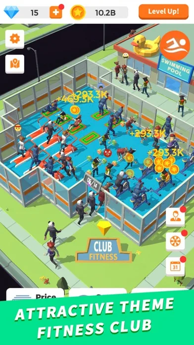 Idle Gym - Fitness Simulation screenshot 1